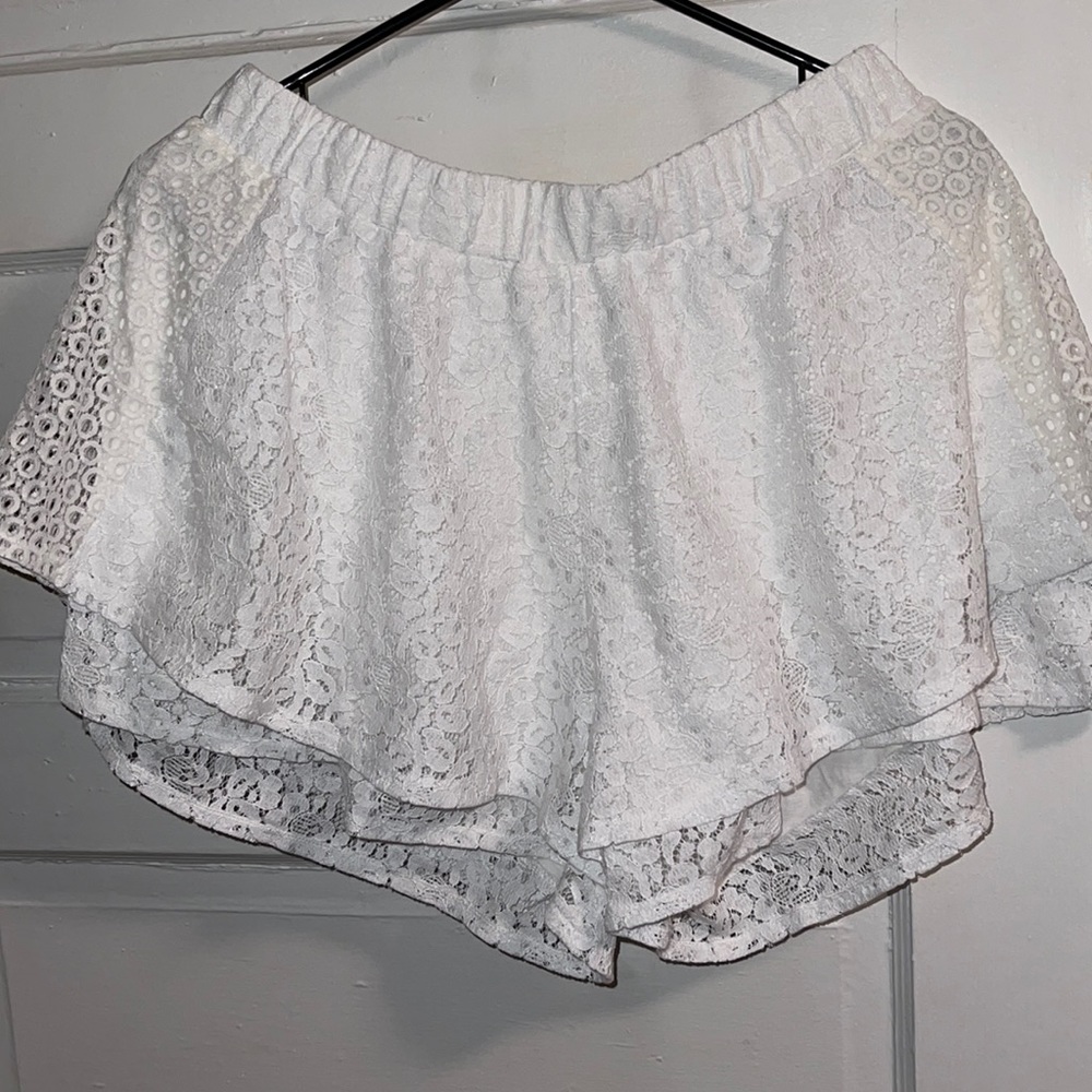 White Skort laces